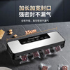 KDISV German vacuum sealing machine household commercial wet and dry fully automatic vacuum packaging machine without bagging bacon sausage high-power food antibacterial fresh-keeping machine plastic sealing machine silver gray - ultraviolet sterilization 100 bags 30m