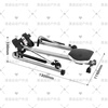 Hydraulic rowing machine, indoor sports equipment, home fitness equipment, small household rowing machine, wind resistance rowing machine 2-parallel bar hydraulic rowing machine (ordinary model)