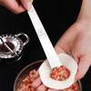 The central shopkeeper's filling spoon is a stainless steel dumpling artifact, wonton dumpling tool, stuffing stirring spoon, household stuffing scooping device, small dumpling maker
