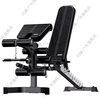 OIMG dumbbell bench commercial gym bench press training bench multi-functional fitness chair home sports equipment 9000RT dumbbell bench black (excluding bell plates)