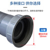 Lelandi kitchen sink drain pipe bathroom wash basin countertop basin accessories mop pool vegetable basin telescopic drain pipe 1.5 meters L8193