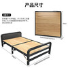 Jingdong Logistics Folding Sheet Single Bed Office Lunch Break Bed Camp Bed Hospital Home Accompanying Hard Board Bed Iron Bed Upgraded Thickened Solid Wood Reinforced 100cm