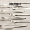 Guangyi Fork Fruit Fork Steak Western Food Cutlery Set 304 Stainless Steel Extended Fork Head 5 Pack GY1276
