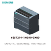 Siemens S7-1200PLC CPU module 6ES7214-1HG40-0XB0,1214C,DC/DC/Relay,14DI/10DO/2AI