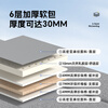 Aichewu Latex Car Rear Mattress Car SUV Back Seat Folding Bed Board Travel Bed Car Sleeping Artifact Mat