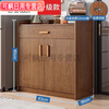 Weekend island coffee machine console office tea cabinet living room sideboard home cupboard solid wood color preparation table against the wall upgraded model with fence 63cm tulip sandalwood color