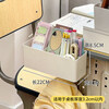 Desk side storage box hanging pen holder clip-on storage rack student classroom desk artifact school bag hook desk storage box with hook 1 set free stickers