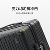 Hermes suitcase trolley case 24-inch suitcase men's large capacity password box women's checked business trip leather suitcase knight black