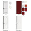 Jingtian home entrance door, bedroom door, environmentally friendly indoor paint-free composite door, kitchen door and door frame, installation package, basic model, ecological composite wooden door (honeycomb paper filling), single door leaf (excluding door cover hardware) - see details for style/ask customer service