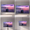 HUIWEl smart screen TV ultra-thin high-definition smart network wifi voice projection living room can be wall-mounted in the bedroom eye protection 75 inches length 145*height 85cm free installation