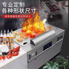 Yusen Yimai Chef Teppanyaki Teppanyaki Commercial Gas Electric Griddle Large Hotel Teppanyaki Equipment Upgraded Semi-circular 2.0 Meters