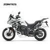 ZONTES 2026 new model 703F 19-inch Brembo caliper three-cylinder water-cooled 699cc ADV motorcycle bright silver (low version)
