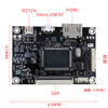 Computer secondary screen IPS 7-inch high-definition LCD USB Raspberry Pi display driver board audio capacitive touch holographic box 10.1-inch ips display + 5V USB driver board 13
