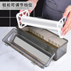 Tuojin imported quality plastic wrap box cutter from Germany, sliding knife baler, food grade special PE high temperature resistant kitchen, luxury gray cutting box, does not contain film and can be used repeatedly