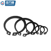 Guwanji 65MN manganese shaft card external shaft with retaining ring snap ring snap spring 304 stainless steel elastic buckle C type A shape GB894 50 (20 pieces) 65 fierce
