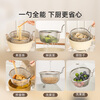 Newair (Newair) 304 stainless steel colander, kitchen noodle basket, noodles strainer, mesh basket, hot pot
