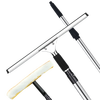 Fuximu glass wiper window cleaning tool extended stainless steel pole multi-functional glass cleaning tool 2.4 meters stainless steel pole