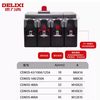 Delixi plastic case circuit breaker air switch CDM3CDM3S63A100A125A250A400A630A 125A 3P