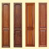 Red oak log solid wood wardrobe door panel customization new Chinese style European style flat door open lacquer cabinet door customization whole house intention money