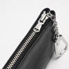 TOPTIER BRO 25SS genuine cowhide card holder mini portable keychain pendant bag coin purse storage bag black ___ in stock