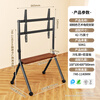 ProPre TV stand 42-75 TV art stand floor stand movable TV cabinet cabinet type TV stand suitable for Sony Huawei Skyworth Hisense TCL walnut color
