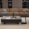 Zhizhi Italian style light luxury slate coffee table living room household small apartment 2026 new high-end coffee table combination coffee table table