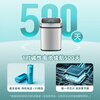 Nasta Intelligent Sensor Trash Can with Cover Automatically Opens for Household Large Stainless Steel Living Room Bedroom Office Trash Can Space Silver-12L Battery Type