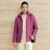 Tambor Lightweight Down Jacket Women's Short Loose Removable Hat Autumn Warm Women's Jacket TD236256 Rich Purple 175