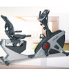 Kang Lejia horizontal exercise bike home bicycle indoor sports bicycle middle-aged and elderly fitness equipment lower limb training black