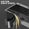 KEGOO large single-slot nano black kitchen sink with faucet, dishwashing sink, countertop integrated basin K8040
