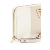 GUESS women's wallet with multiple card slots, zipper closure, ID storage, cash compartment, off-white White ONE SIZE