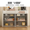 Sideboard, cream-style kitchen cabinet, wall-mounted integrated low cabinet, wine cabinet, storage cabinet, multi-functional large-capacity storage cabinet, sideboard, environmentally friendly board, length 82CM