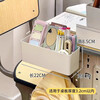 Desk side storage box hanging pen holder clip-on storage rack student classroom desk artifact school bag hook desk storage box with hook 1 set free stickers
