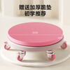 Fantasy Six-Wheel Sliding Disk, Abdominal Disc, Silent Abdominal Muscle Universal Wheel, Sports Equipment, Abdominal Wheel, Fitness Home Sliding Disk, Goddess Pink Six-Wheel Sliding Disc + Large Support Pad + Thick Kneeling
