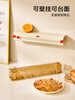 Tuojin German imported quality kitchen cling film cutter household cling film cover food special refrigerator artifact suction cup transparent orange suction cup cling film cutter 38cm