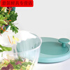 NAOISKEY vegetable dehydrator household drain basket manual spin dryer kitchen with cover blue