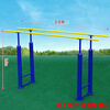 Outdoor horizontal bar parallel bars outdoor high and low bars pull-ups community school square park fitness equipment path above ground 114 parallel bars