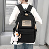 PRUDE school bag junior high school boys reduce burden high school students girls college students large capacity backpack travel backpack black