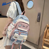 Pull-back schoolbag for girls, cute and good-looking, for fourth to sixth grade primary school students, lightweight backpack for junior and senior high school students.