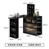 Mikeyou bar counter black cream style home island dining table living room balcony partition cabinet sofa side cabinet small apartment sideboard installation included light luxury black bar counter
