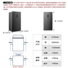 Xinfei Freezer Vertical Air-cooled Frost-free 130/156 Upgraded Level 1 Energy Efficiency Energy-Saving Frequency Converter-32 Deep-Cooled Breast Milk Sterilization and Deodorization Fresh-keeping Refrigeration and Freezing Dual-Purpose Side-Opening Freezer Gray 130L Frequency Converter Air-cooled Frost-free | 4 Drawers and 1 Shelf