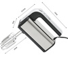 Huaiman egg beater mixer new electric egg beater household high-power 304 stainless steel egg beater ice cream standard + 12 wire rods + storage base