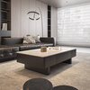 Zhizhi Italian style light luxury slate coffee table living room household small apartment 2026 new high-end coffee table combination coffee table table
