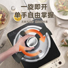 Shuangxi pressure cooker 304 stainless steel gas induction cooker universal explosion-proof pressure cooker one-hand opening and closing 22cm/6L pearl white