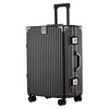 Aluminum frame suitcase password box 20 inches male and female students business trip boarding trolley case Jing Tokyo Hi self-operated black 24 inches