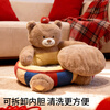 JKULNING pet winter bed New Year's gift warm hug bear dog house cat nest thickened warm semi-enclosed sofa for dogs
