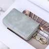 Internet celebrity light luxury key bag car home key bag couple change card storage bag large capacity multi-functional black