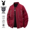 Playboy (PLAYBOY) Jacket Men's Autumn and Winter Casual Versatile Warm Outdoor Sports Velvet Jacket Top Ivory White L
