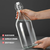 Scybe glass wine bottle bubble wine container empty bottle sealed bubble wine bottle home brew bottle glass bottle Winton 1.1L 2 pieces