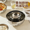 MAXCOOK 304 stainless steel bowl 12CM soup bowl tableware noodle bowl double-layer insulation MCWA-094